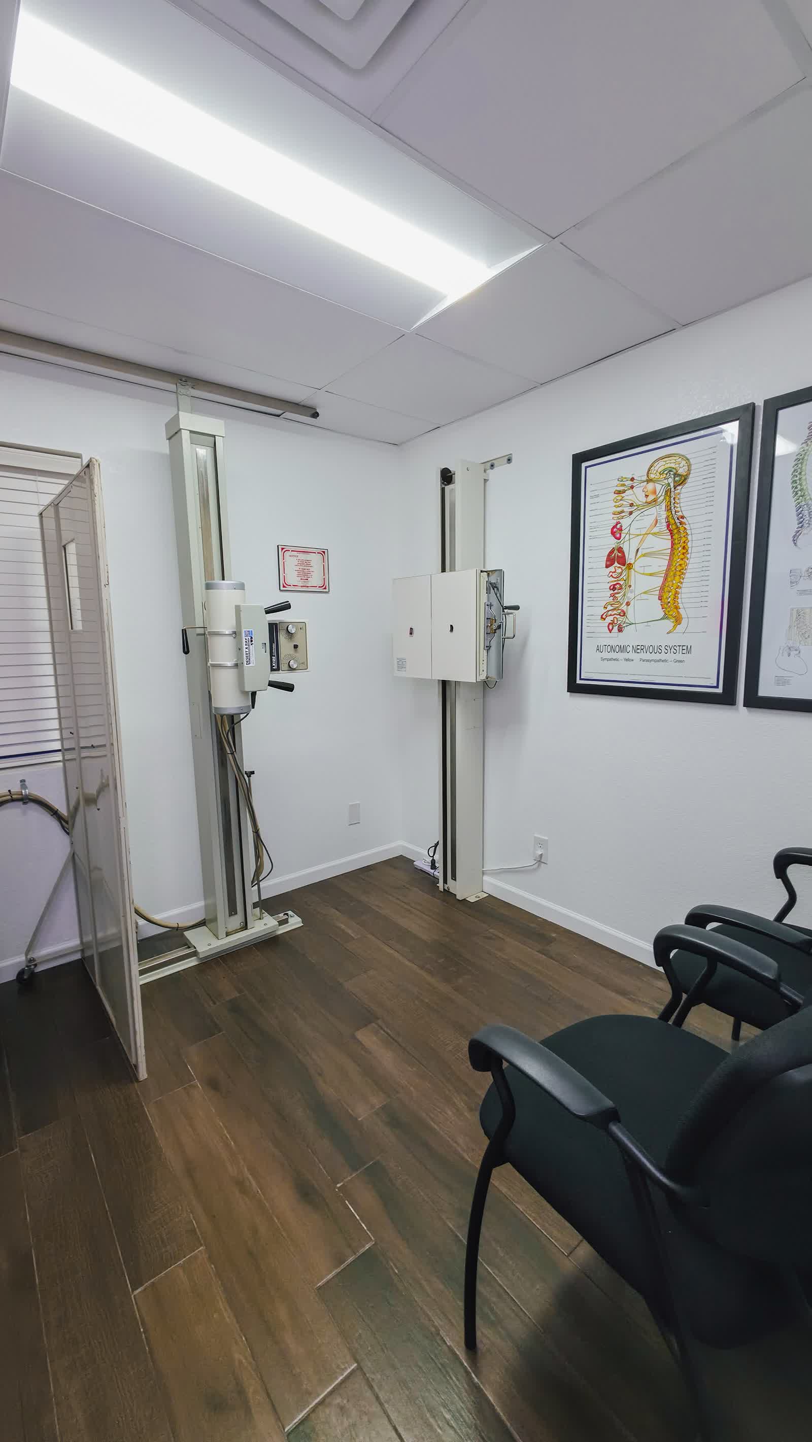 The on-site X-ray suite at Copper State Chiropractic